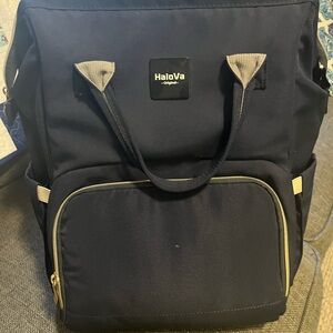 HaloVa Navy Blue Diaper Bag